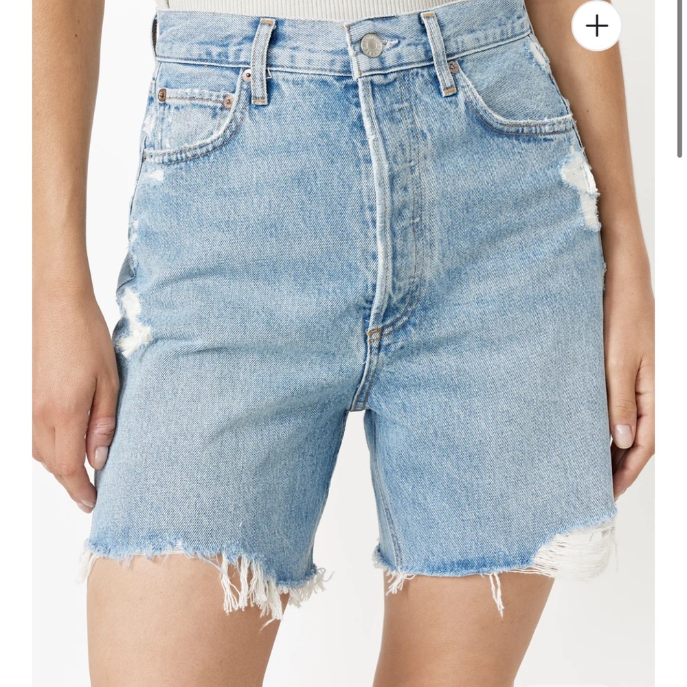 NWT Agolde Stella High Rise Baggy Short
